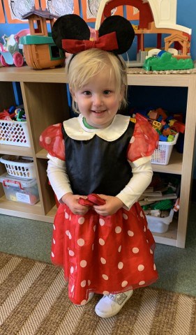 Abigail all dressed up for Bookweek!